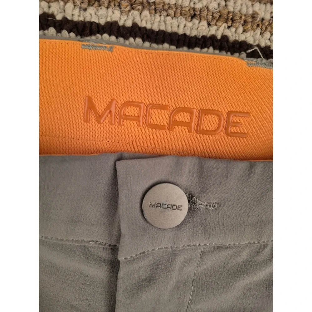 Macade Golf Mens Light Green Slim Fit Performance Shorts Size 32 Regular